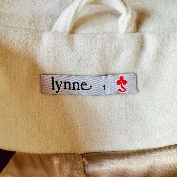 LYNNE Ivory Double Breasted Short Jacket Coat – 1 Junior - Ladies 0 - Picture 9 of 10